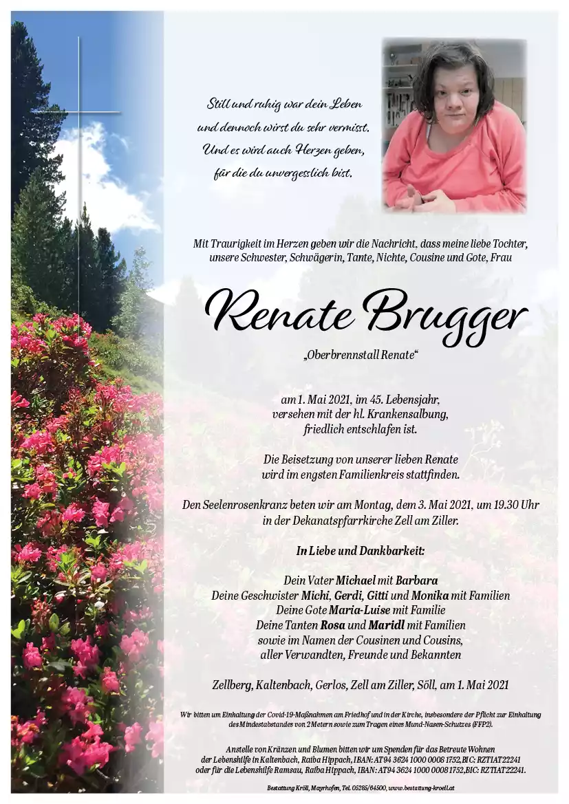 Parte von Renate Brugger
